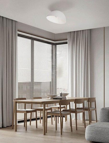 Nova Luce Deckenleuchte Onia E27 Weiß Metall Ø50cm 9695309