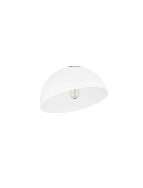 Nova Luce Deckenleuchte Onia E27 Weiß Metall Ø30cm 9695315