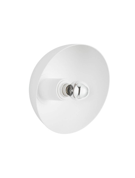 Nova Luce Wandleuchte Onia E14 Weiß Metall Ø20,5cm 9695318