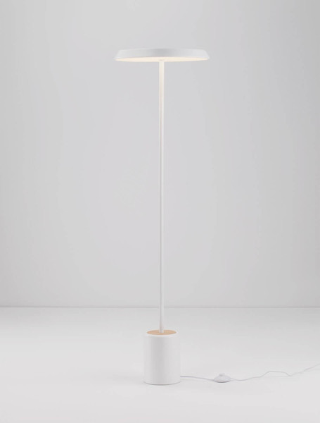 Nova Luce LED Stehleuchte Ophelia 27W warmweiss 3000K Weiß Holz Metall 135cm 9695325