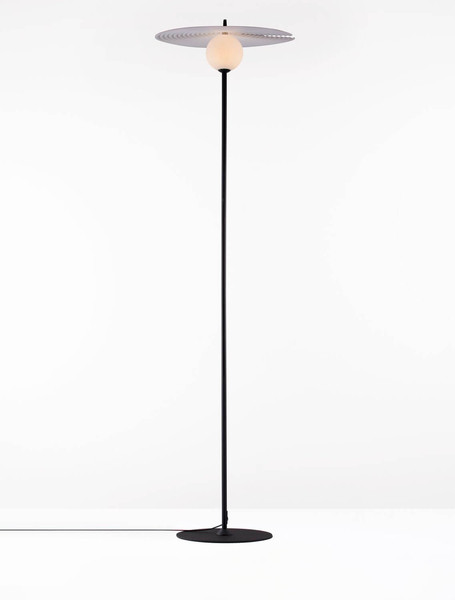 Nova Luce Stehleuchte Reflet schwenkbar G9 Schwarz Weiß Stahl 162cm 9780107