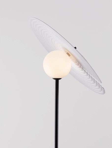 Nova Luce Stehleuchte Reflet schwenkbar G9 Schwarz Weiß Stahl 162cm 9780107