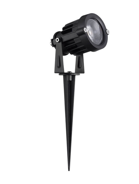 Nova Luce LED Erdspießleuchte Quick schwenkbar 7W warmweiss 2700K IP65 Schwarz Aluminium 11cm 9844057