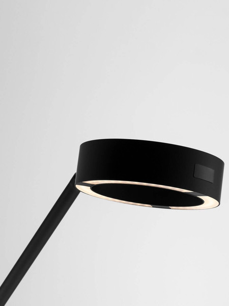 Nova Luce LED Stehleuchte Afi schwenkbar dimmbar 23W warmweiss 3000K Bewegungsmelder Schwarz Stahl Aluminium 170cm 9870021