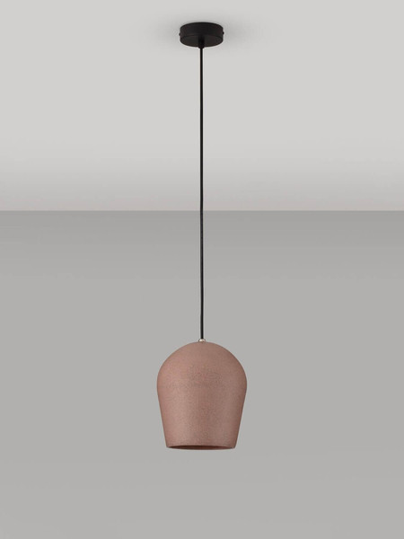 Nova Luce Pendelleuchte Omio E27 IP55 Rot Beton Ø20cm 9919101