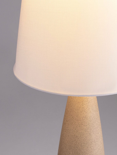 Nova Luce Stehleuchte Mizu E27 Creme Weiß Gips 130cm 9919103