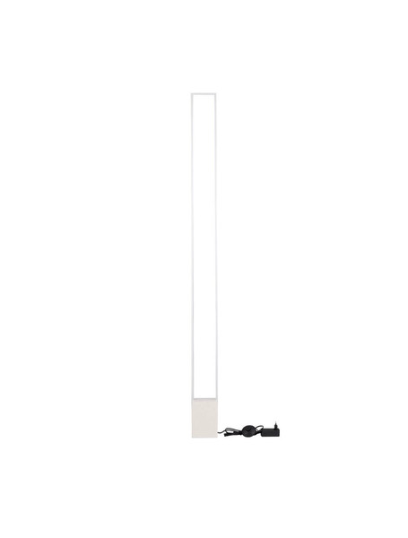 Nova Luce LED Stehleuchte Lithos 26W warmweiss 3000K Weiß Beton 161cm 9919104