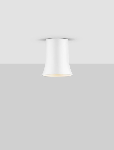 Nova Luce Deckenleuchte Aku GU10 Weiß Gips Ø9,5cm 9919110