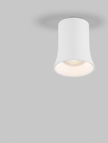 Nova Luce Deckenleuchte Aku GU10 Weiß Gips Ø9,5cm 9919110