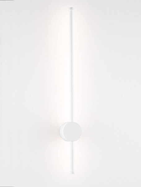 Nova Luce LED Außen-Wandleuchte Ridge 12W warmweiss 3000K IP65 salzwasserfest Weiß Aluminium 65x8cm 9923405