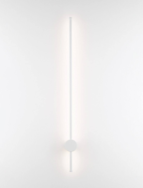 Nova Luce LED Außen-Wandleuchte Ridge 19W warmweiss 3000K IP65 salzwasserfest Weiß Aluminium 97x8cm 9923407