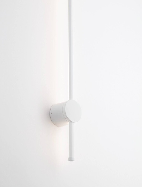 Nova Luce LED Außen-Wandleuchte Ridge 19W warmweiss 3000K IP65 salzwasserfest Weiß Aluminium 97x8cm 9923407
