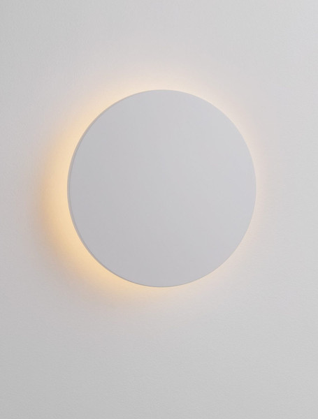 Nova Luce LED Außen-Wandleuchte Copper 9W warmweiss 3000K IP65 salzwasserfest Weiß Aluminium Ø18cm 9923413