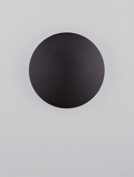 Nova Luce LED Außen-Wandleuchte Copper 12W warmweiss 3000K IP65 salzwasserfest Schwarz Aluminium Ø24cm 9923416