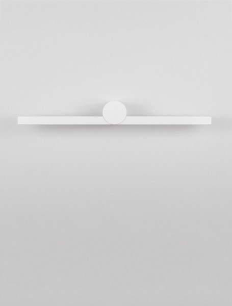Nova Luce LED Außen-Wandleuchte Breggo 12W warmweiss 3000K IP54 Weiß Aluminium 61x10cm 9923419