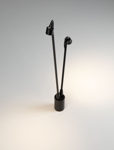 Nova Luce LED Wegeleuchte Sento schwenkbar 6W warmweiss 3000K IP65 salzwasserfest Anthrazit Aluminium 70cm 9971465