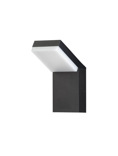 Nova Luce LED Außen-Wandleuchte Farge 12W warmweiss 3000K IP65 salzwasserfest Anthrazit Aluminium 22x16,5cm 9971477