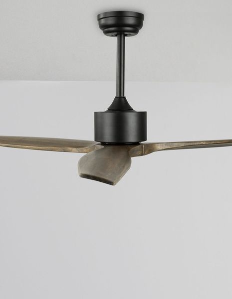Nova Luce VENTO LED Ventilator Schwarz 18W Warmweiss 32-45x132cm 5231301