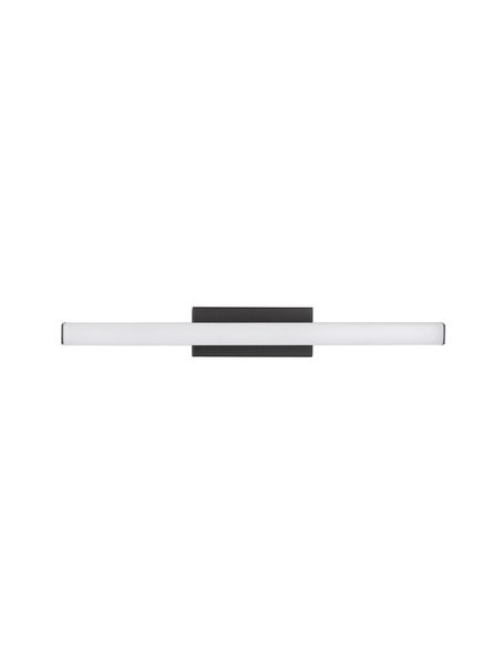 Nova Luce WILLOW LED Wandleuchte Schwarz 12W IP44 Warmweiss 49x7,5x6,5cm 787013