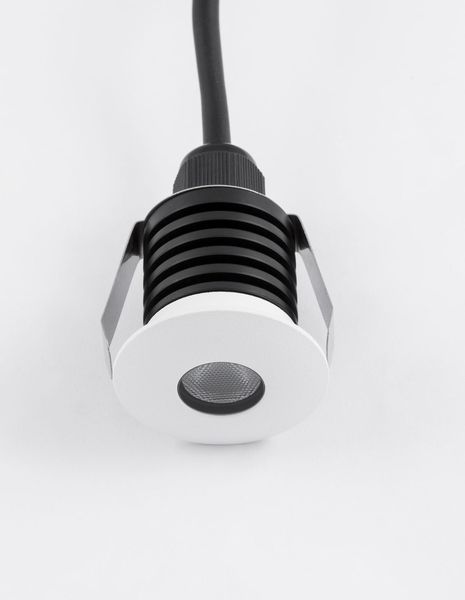 Nova Luce BANG LED Bodeneinbauleuchte Weiß 1W IP67 Warmweiss 3,7x3,7x5,3cm 8038401