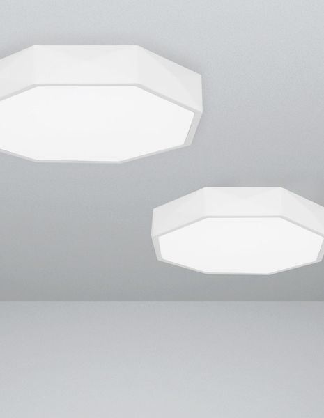 Nova Luce EBEN LED Deckenleuchte Weiß 24W Warmweiss 6x40cm 9001492