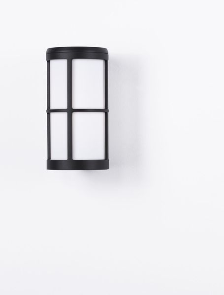 Nova Luce STONE Wandleuchte E27 Schwarz 12W IP54 12x15x23cm 9002851