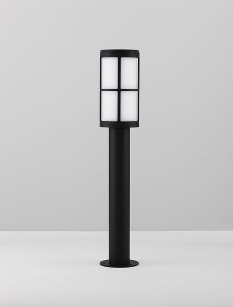 Nova Luce STONE Wegeleuchte E27 Schwarz 12W IP54 12x12x65cm 9002860