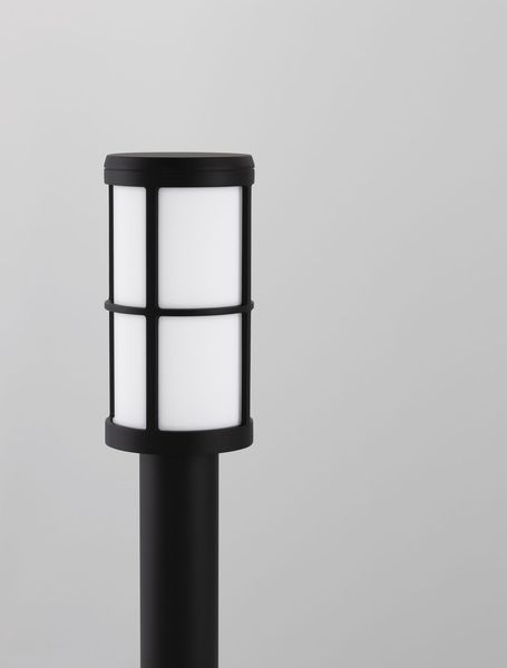 Nova Luce STONE Wegeleuchte E27 Schwarz 12W IP54 12x12x65cm 9002860