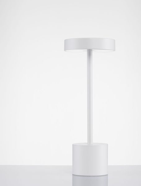 Nova Luce FUMO LED Tischleuchte Weiß 2W IP54 Warmweiss 11,8x11,8x30cm 9002863