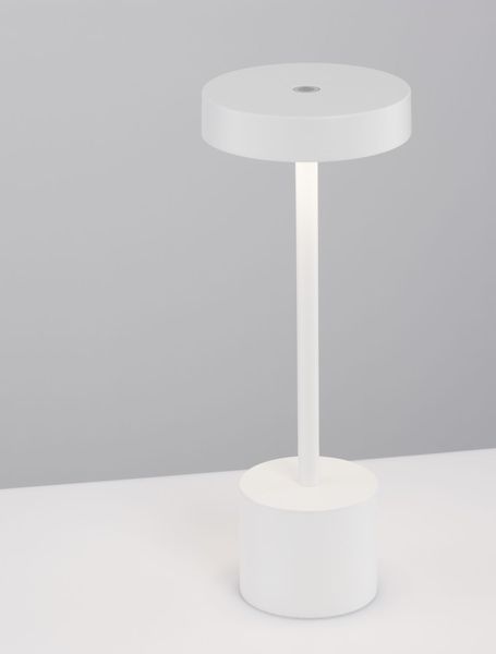 Nova Luce FUMO LED Tischleuchte Weiß 2W IP54 Warmweiss 11,8x11,8x30cm 9002863