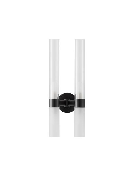 Nova Luce CENTURY Wandleuchte G9 4-fach Schwarz 17,5x15x46,5cm dimmbar 9006055