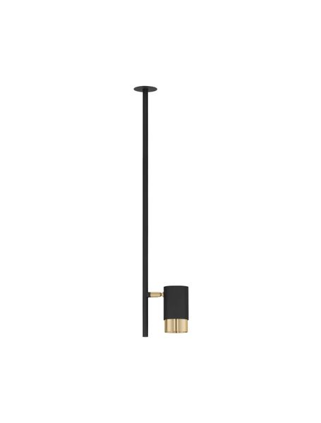 Nova Luce PONGO Pendelleuchte GU10 Schwarz 64,3x5,9cm dimmbar 9010217