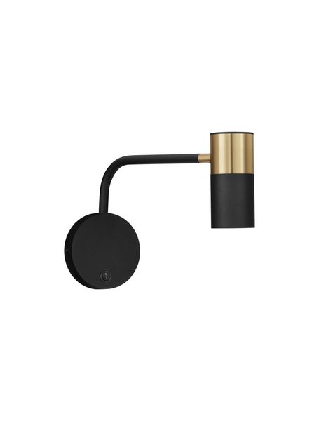 Nova Luce PONGO Wandleuchte GU10 Schwarz 18x10,5cm dimmbar 9010221