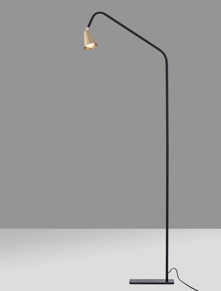 Nova Luce GEKO Stehlampe GU10 Schwarz 157x7,5cm 9010227