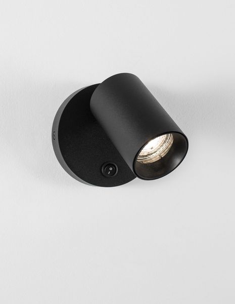 Nova Luce NET Wandleuchte GU10 Schwarz 10,5x5,7cm dimmbar 9011922