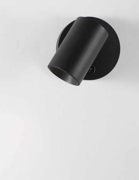 Nova Luce NET Wandleuchte GU10 Schwarz 10,5x5,7cm dimmbar 9011922