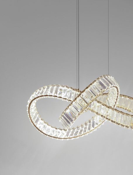 Nova Luce CONCETO LED Pendelleuchte Gold 49W Neutralweiss 120x60cm dimmbar 9019722