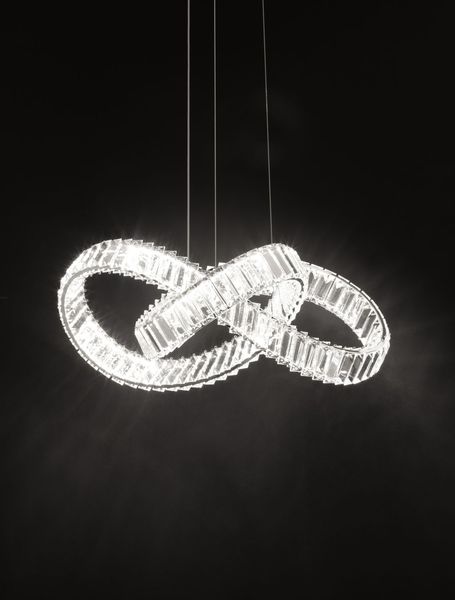 Nova Luce CONCETO LED Pendelleuchte Chrom 49W Neutralweiss 120x60cm dimmbar 9019723
