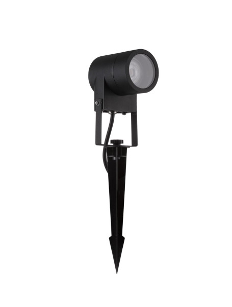 Nova Luce VIDA Spießleuchte GU10 Schwarz 10W IP65 7x9,5x21cm dimmbar 9026128