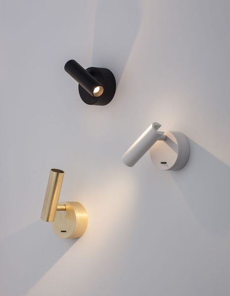 Nova Luce CLIP LED Wandleuchte Satin 3W Warmweiss 8x3,4x11cm 9030203
