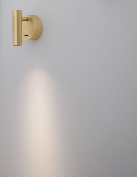 Nova Luce CLIP LED Wandleuchte Satin 3W Warmweiss 8x3,4x11cm 9030203