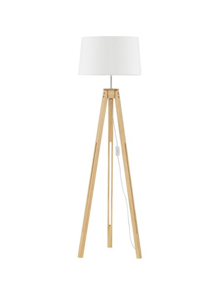 Nova Luce LE ROY Stehlampe E27 Naturholz 145x50cm 9050165