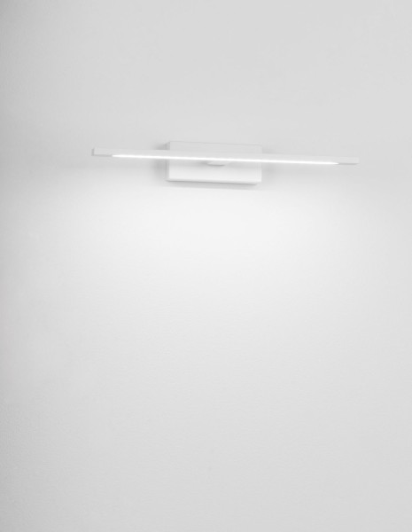 Nova Luce MONDRIAN LED Wandleuchte Weiß 12W IP44 Warmweiss 41,5x14x6cm 9053121