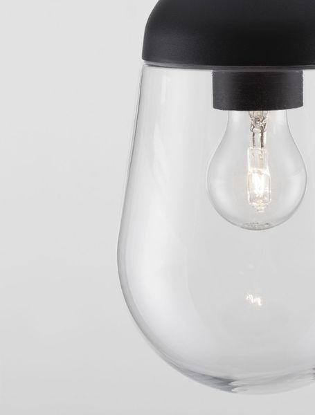 Nova Luce OMIKA Hängeleuchte E27 Grau 12W IP54 15x15x88,5cm dimmbar 9060197