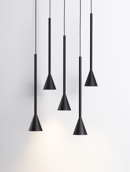 Nova Luce NET LED Pendelleuchte Schwarz 27W Warmweiss 150x35,5cm dimmbar 9060219