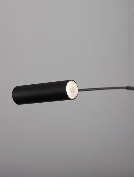 Nova Luce VOICE LED Stehlampe Schwarz 12W Warmweiss 192x12x20-250cm 9061429