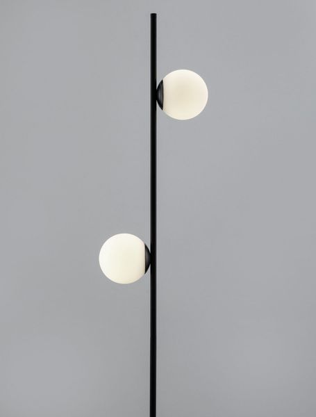 Nova Luce NUVOLE LED Stehlampe Schwarz 16W Warmweiss 28,5x25x169,5cm 9061437