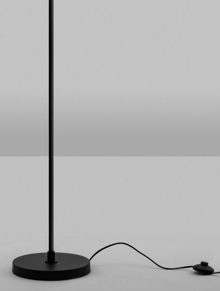 Nova Luce NUVOLE LED Stehlampe Schwarz 16W Warmweiss 28,5x25x169,5cm 9061437