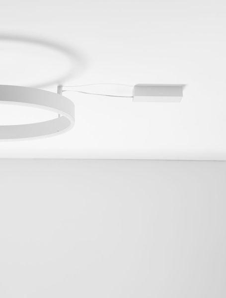 Nova Luce MOTIF LED Pendelleuchte Weiß 46W Warmweiss 60x1,2x18cm dimmbar 9063602