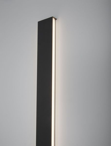 Nova Luce SELINE LED Wandleuchte Schwarz 44W Warmweiss 120x2,7x7,5cm 9081400